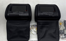 Load image into Gallery viewer, Lot Of 2 Pcs 7 Inch Black Car Headrest Entertainment System Not Tested
