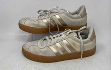 Load image into Gallery viewer, Adidas Womens VL Court 3.0 Cream Gold Low Top Lace-Up Sneaker Shoes Size 10
