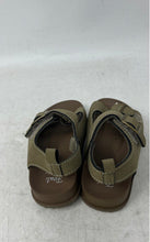 Load image into Gallery viewer, First Steps Kids Green Leather Open Toe Buckle Sports Sandals Size 6
