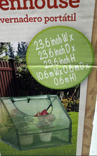 Load image into Gallery viewer, Gardenline Portable 23.6 Inch Outdoor Mini Drop-Over Greenhouse With Box

