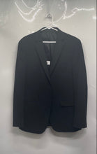 Load image into Gallery viewer, Van Heusen Mens Black Slim Fit Notch Lapel Two-Button Blazer Size 42R
