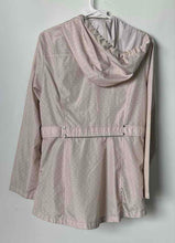 Load image into Gallery viewer, Jones New York Womens Pink Polka Dot Full-Zip Hooded Rain Jacket Size S/C
