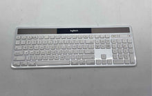 Load image into Gallery viewer, Logitech K750 White Built-In Solar Panel Ultra-Thin Wireless Keyboard Not Tested
