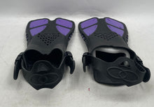 Load image into Gallery viewer, Zeeporte Black Purple 4 Pieces Tempered Glass Mask Fins &amp; Travel Bag Snorkel Set
