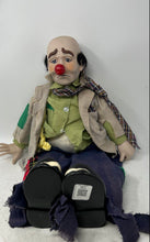 Load image into Gallery viewer, 1980s Dynasty Doll Collection Clyde The Hobo Clown Porcelain Doll

