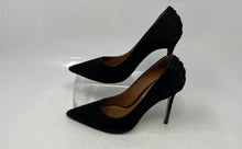 Load image into Gallery viewer, Steve Madden Womens Black Pointed Toe Slip-On Stiletto Pump Heels Size 7M
