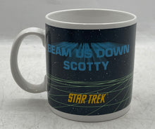Load image into Gallery viewer, Hamilton Gifts Star Trek Beam Us Down Scotty Starry Space Scene Ceramic Mug
