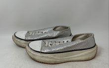 Load image into Gallery viewer, Wild Pair Womens Highfive Bling Silver Tone Platform Sneaker Shoes Size 8.5M
