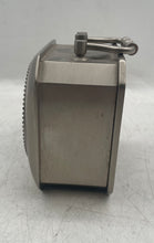 Load image into Gallery viewer, Vintage Pottery Barn Golden Gate Stainless Steel Metal Table Clock Not Tested
