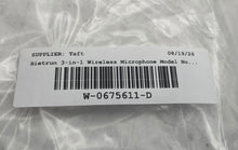 Load image into Gallery viewer, Bietrun WXM07 3 In 1 Black Portable Compact Wireless Microphone Not Tested
