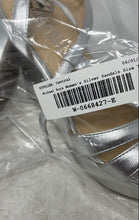 Load image into Gallery viewer, Michael By Michael Shannon Womens Fiesta Silver Platform Sandals Size 7.5
