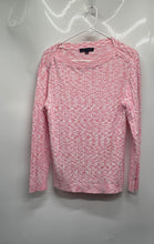Load image into Gallery viewer, Tommy Hilfiger Womens Pink Space Dye Boat Neck Cotton Pullover Sweater Size M
