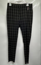 Load image into Gallery viewer, Tommy Hilfiger Womens Black Plaid Flat Front Skinny-Leg Ankle Pants Size 10

