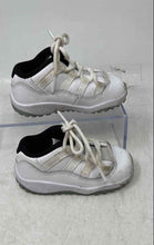 Load image into Gallery viewer, Nike Boys Air Jordan 11 Retro White Blue Lace-Up Sneaker Shoes Size 6C
