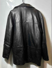 Load image into Gallery viewer, Wilsons Mens Black Leather Long Sleeve Thinsulate Ultra Insulation Jacket Sz XL
