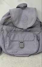 Load image into Gallery viewer, Kipling Womens Purple Top Crinkle Handle Adjustable Shoulder Straps Backpack
