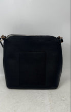 Load image into Gallery viewer, Kate Spade New York Womens Darcy Black Leather Shoulder Strap Bucket Handbag
