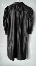 Load image into Gallery viewer, Gap Womens Black Puff Sleeve Button Front Shirt Dress Size XS With Tag
