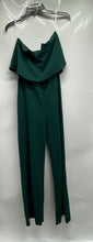 Load image into Gallery viewer, Lulus Womens Green Strapless Wide-Leg Back Zip One-Piece Jumpsuit Size Medium
