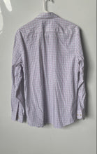 Load image into Gallery viewer, Banana Republic Mens White Plaid Long Sleeve Non Iron Button-Up Shirt Size M
