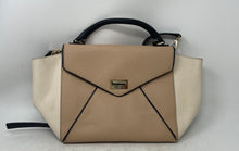 Load image into Gallery viewer, Kate Spade New York Womens Brown Beige Leather Detachable Strap Satchel Handbag
