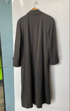 Load image into Gallery viewer, Jones New York Womens Gray Wool Long Sleeve Pockets Collared Trench Coat No Size
