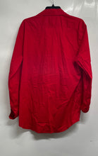 Load image into Gallery viewer, Express Mens Red Pointed Collar Long Sleeve Stretch Button-Up Shirt Size Large
