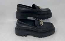 Load image into Gallery viewer, Aldo Womens Brixton Black Slip-On Platform Loafers Shoes Size 6M
