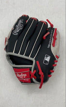 Load image into Gallery viewer, Rawlings Kids Mike Trout MT95GB Black White Red Leather Baseball Glove 9.5 Inch
