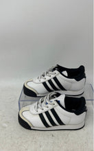 Load image into Gallery viewer, Adidas Kids Samoa FW3671 White Black Leather Slip-On Sneaker Shoes Size 7K
