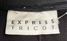 Load image into Gallery viewer, Express Tricot Womens Black Corduroy Elastic Waist Stirrup Ankle Pants Size M
