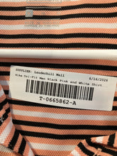 Load image into Gallery viewer, Nike Mens Dri-Fit Black Pink White Striped Print Standard Fit Polo Shirt Size XL
