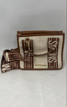 Load image into Gallery viewer, Steve Madden Womens White Brown Detachable Strap Crossbody Bag
