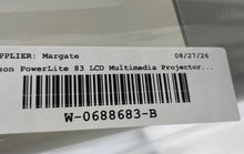Load image into Gallery viewer, Epson PowerLite 83 EMP-83H White LCD Multimedia Desktop Projector Not Tested
