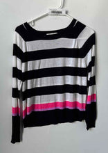Load image into Gallery viewer, Zara Knit Womens Multicolor Striped Long Sleeve Round Neck Pullover Sweater Sz S
