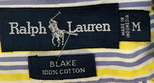 Load image into Gallery viewer, Ralph Lauren Mens Multicolor Striped Blake Long Sleeve Button-Up Shirt Size M
