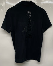 Load image into Gallery viewer, Armani Exchange Mens Black Collared Short Sleeve Golf Polo Shirt Size Medium
