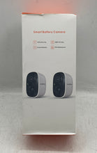 Load image into Gallery viewer, LongPlus R2A White Indoor/Outdoor Smart Battery Security Camera w/Box Not Tested
