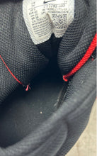 Load image into Gallery viewer, Nike Boys Court Borough Mid 2 CD7782-602 Red Black Basketball Shoes Size 7Y
