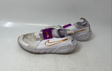 Load image into Gallery viewer, Nike Kids Flex Runner 2 DJ6040-101 White Purple Slip-On Sneaker Shoes Size 2.5Y
