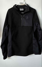 Load image into Gallery viewer, Spyder Mens Black Long Raglan Sleeve Mock Neck Quarter-Zip Jacket Size L

