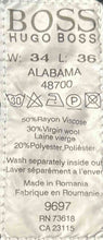 Load image into Gallery viewer, Hugo Boss Mens Alabama Black 5-Pocket Design Straight Jeans Pants Size W34x36L
