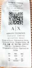 Load image into Gallery viewer, Armani Exchange Womens Orange Cotton Ribbed Long Sleeve Pullover Hoodie Size XS
