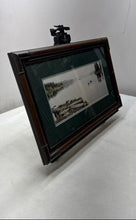 Load image into Gallery viewer, Framed Calm Northern Lake Panoramic Landscape Signed Art Print By Judy Mizell
