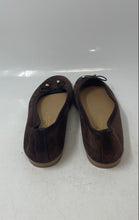 Load image into Gallery viewer, Italian Shoemakers Womens Brown Leather Slip On Round Toe Ballet Flats Size 8
