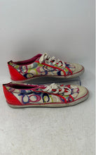 Load image into Gallery viewer, Coach Womens Barrett Multicolor Low Top Lace-Up Sneakers Shoes Size 10B
