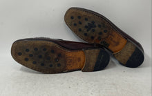 Load image into Gallery viewer, Sandro Moscoloni Mens Brown Leather Round Toe Slip-On Loafers Shoes Size 8 3E
