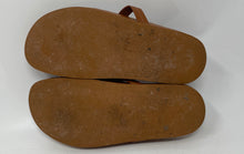 Load image into Gallery viewer, Authentic Tory Burch Womens Brown Slip-On Thong Sandals Size 8M Damaged
