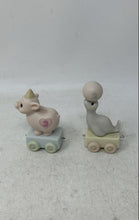 Load image into Gallery viewer, Enesco Precious Moments Birthday Train Series Porcelain Figurines 2 Pcs With Box
