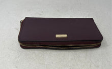 Load image into Gallery viewer, Kate Spade New York Womens Wine Inner Pocket Card Holder Zip-Around Wallet
